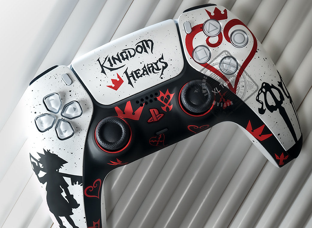 Custom Kingdom Hearts Sora Themed Heartless Shadow PlayStation 5 PS5 Controller