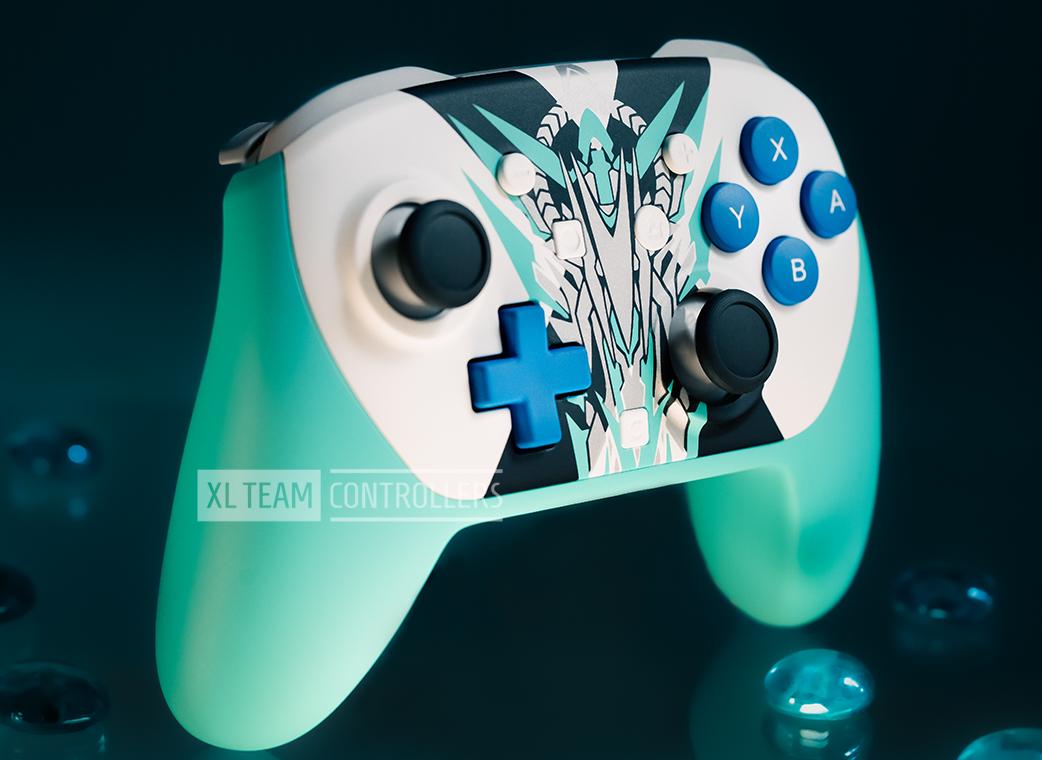 Xenoblade Chronicles Pneuma Themed Nintendo Switch 2 Pro Controller Custom Painted