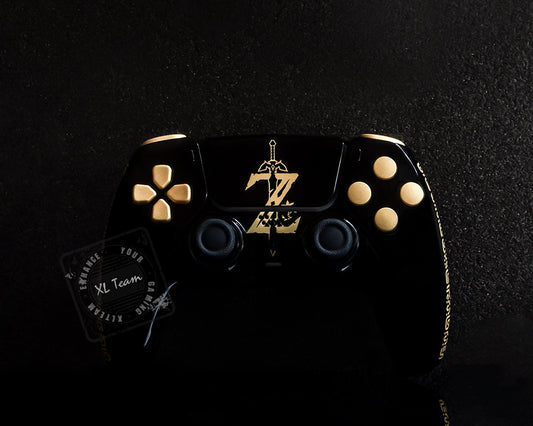 Custom The Legend of Zelda Breath of the Wild Themed PlayStation 5 PS5 DualSense Wireless Controller