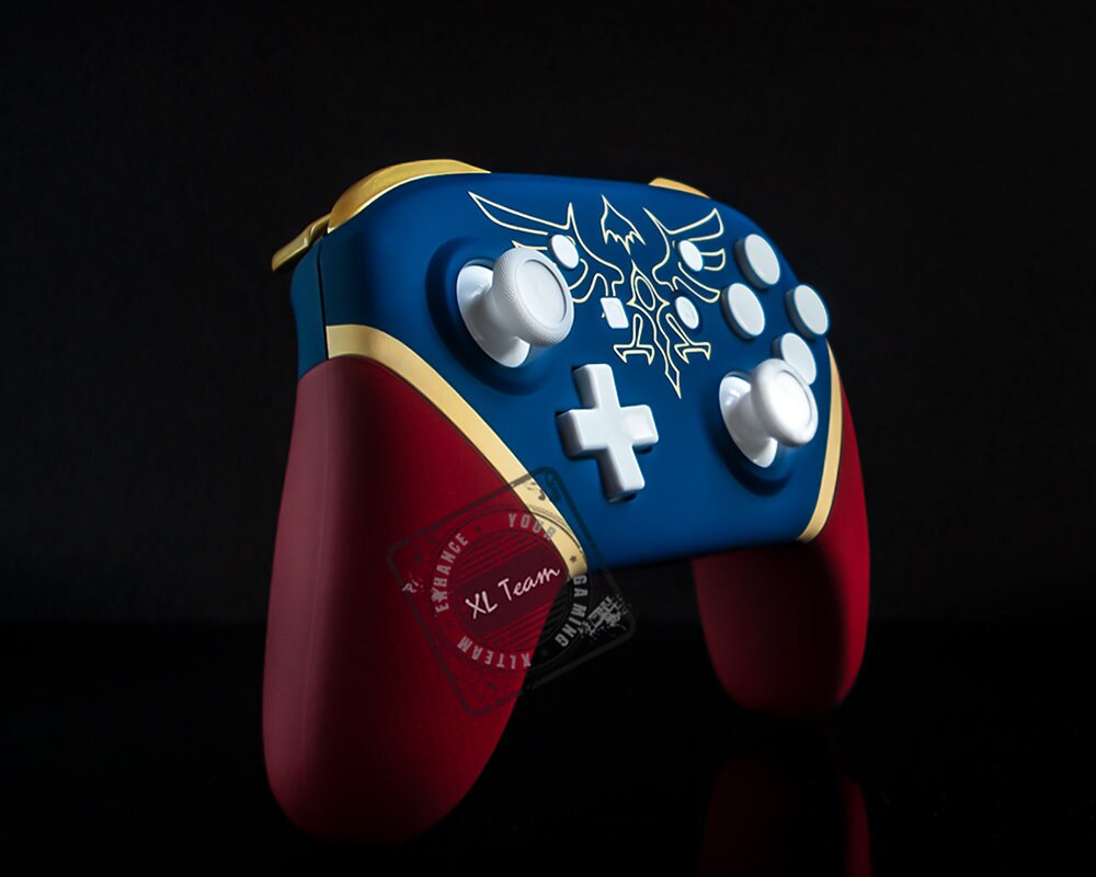 Custom The Legend of Zelda Breath of the Wild Royal Guard Themed Nintendo Switch Pro Controller