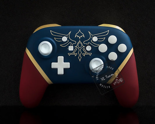 Custom The Legend of Zelda Breath of the Wild Royal Guard Themed Nintendo Switch Pro Controller