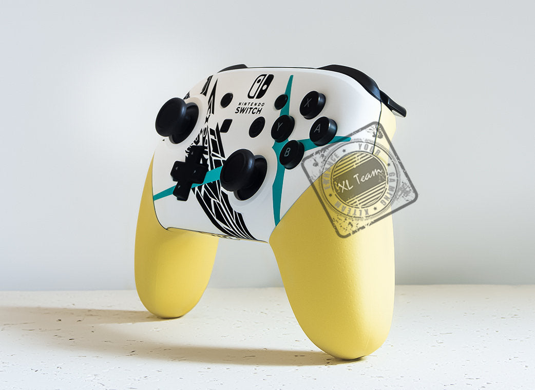 Custom Xenoblade Chronicles Mythra Themed Nintendo Switch Pro Controller XLTeam      5 out of 5 stars