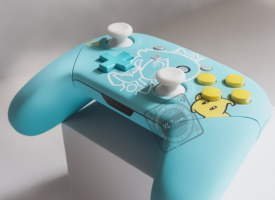 Custom Rosalina and Luma Themed Nintendo Switch Pro Controller