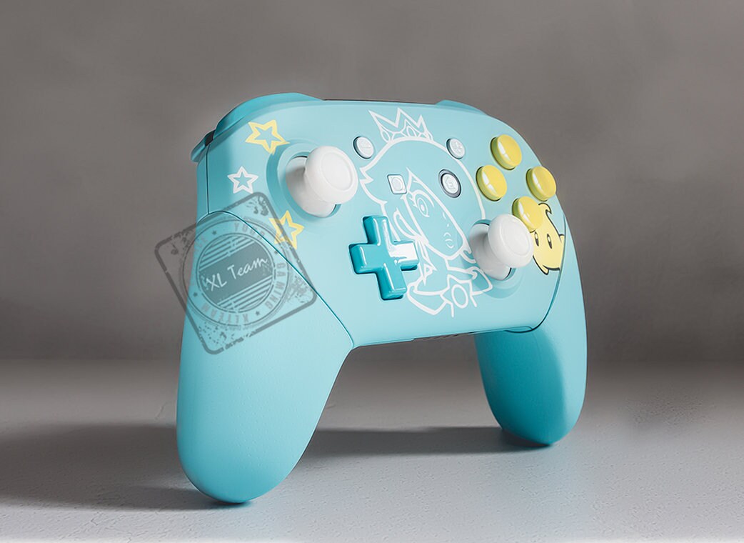 Custom Rosalina and Luma Themed Nintendo Switch Pro Controller