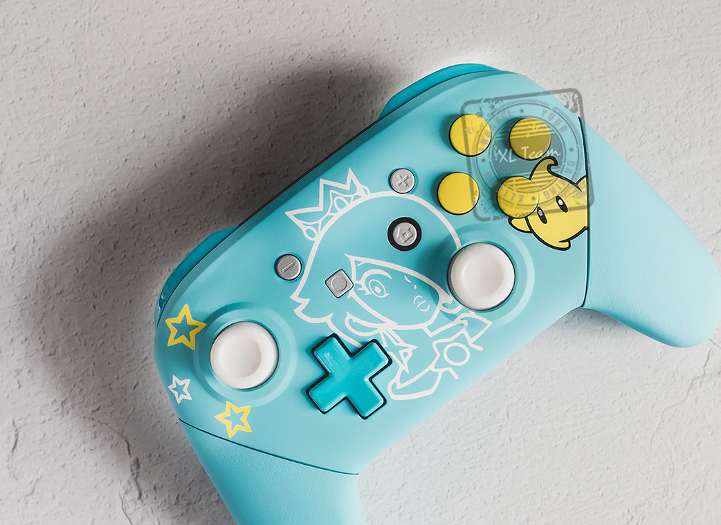 Custom Rosalina and Luma Themed Nintendo Switch Pro Controller