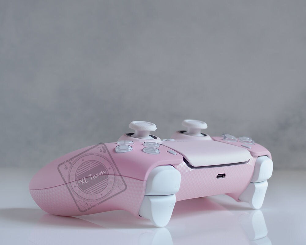Custom Pastel and Baby Pink Themed PlayStation 5 PS5 DualSense Wireless Controller