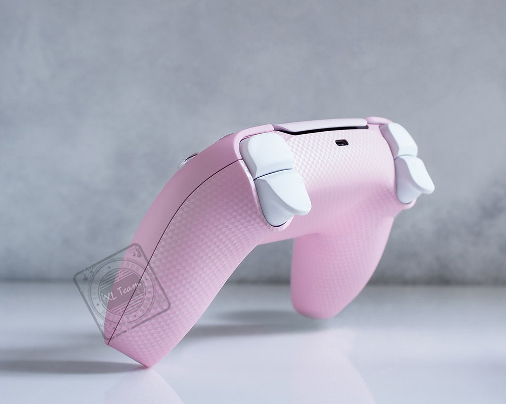 Custom Pastel and Baby Pink Themed PlayStation 5 PS5 DualSense Wireless Controller