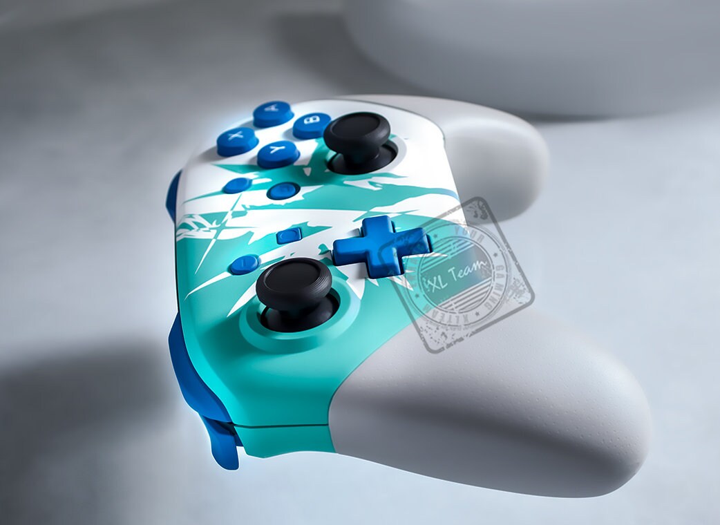 Custom Xenoblade Chronicles Pneuma Themed Nintendo Switch Pro Controller