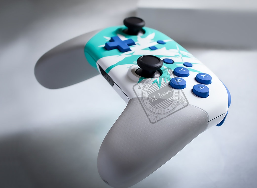 Custom Xenoblade Chronicles Pneuma Themed Nintendo Switch Pro Controller