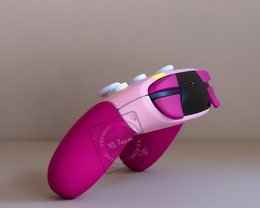 Custom Kirby Themed Nintendo Switch Pro Controller