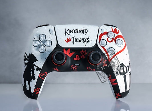 Custom Kingdom Hearts Sora Themed Heartless Shadow PlayStation 5 PS5 Controller