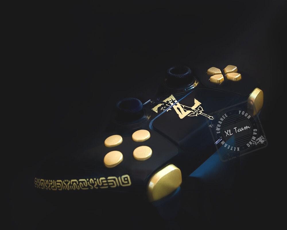 Custom The Legend of Zelda Breath of the Wild Themed PlayStation 5 PS5 DualSense Wireless Controller