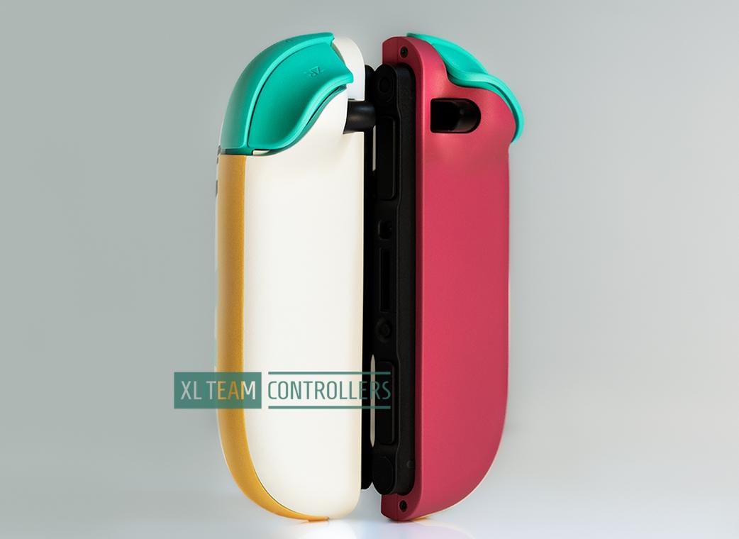Xenoblade Chronicles Mythra Pyra Themed Nintendo Switch 2 JoyCons Controllers Custom Painted