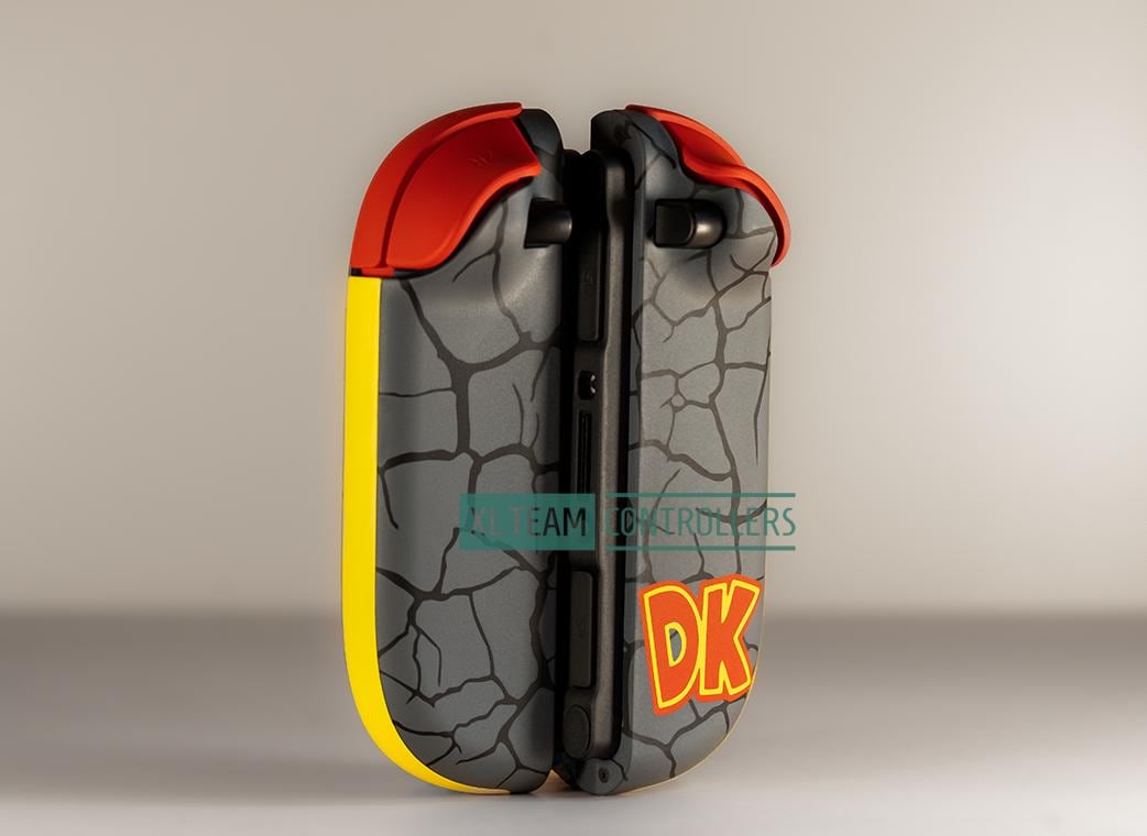 Donkey Kong Bananza Themed Nintendo Switch 2 JoyCons 2 Controllers Custom Painted