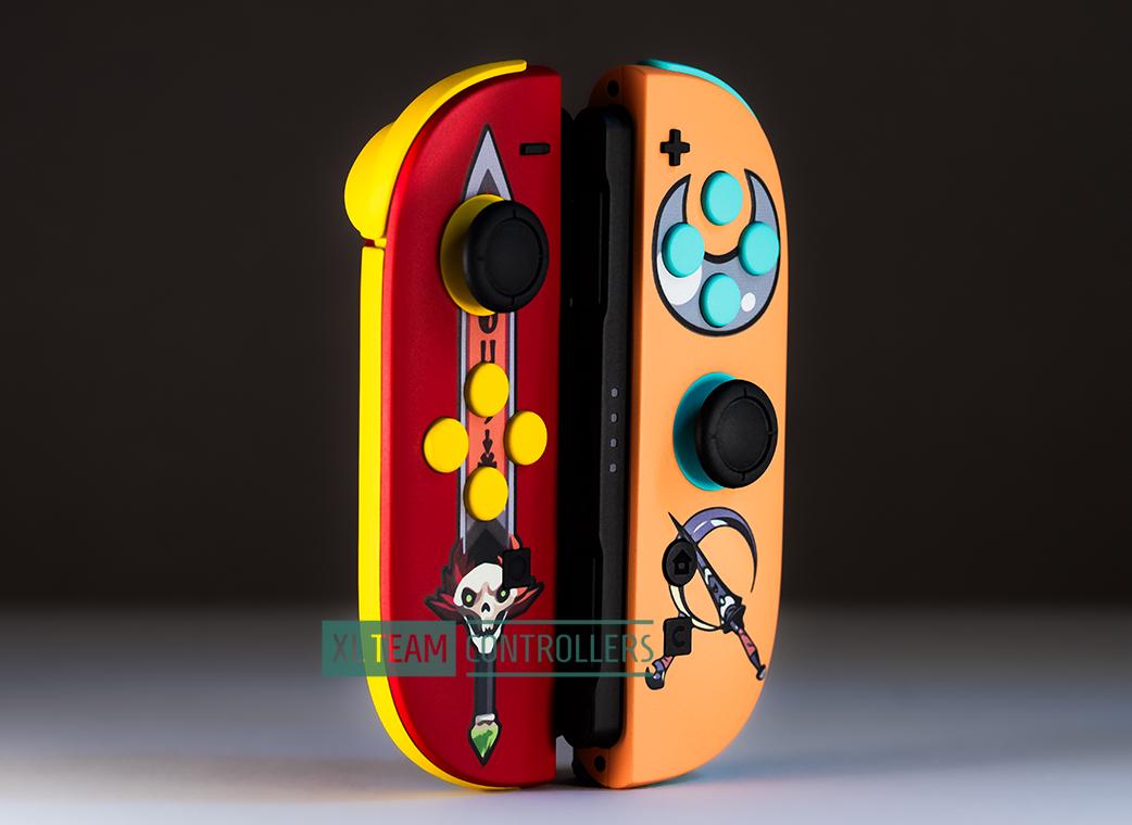 Hades 2 Zagreus Melinoe Themed Nintendo Switch 2 JoyCons Controllers Custom Painted