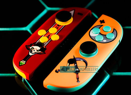 Hades 2 Zagreus Melinoe Themed Nintendo Switch 2 JoyCons Controllers Custom Painted